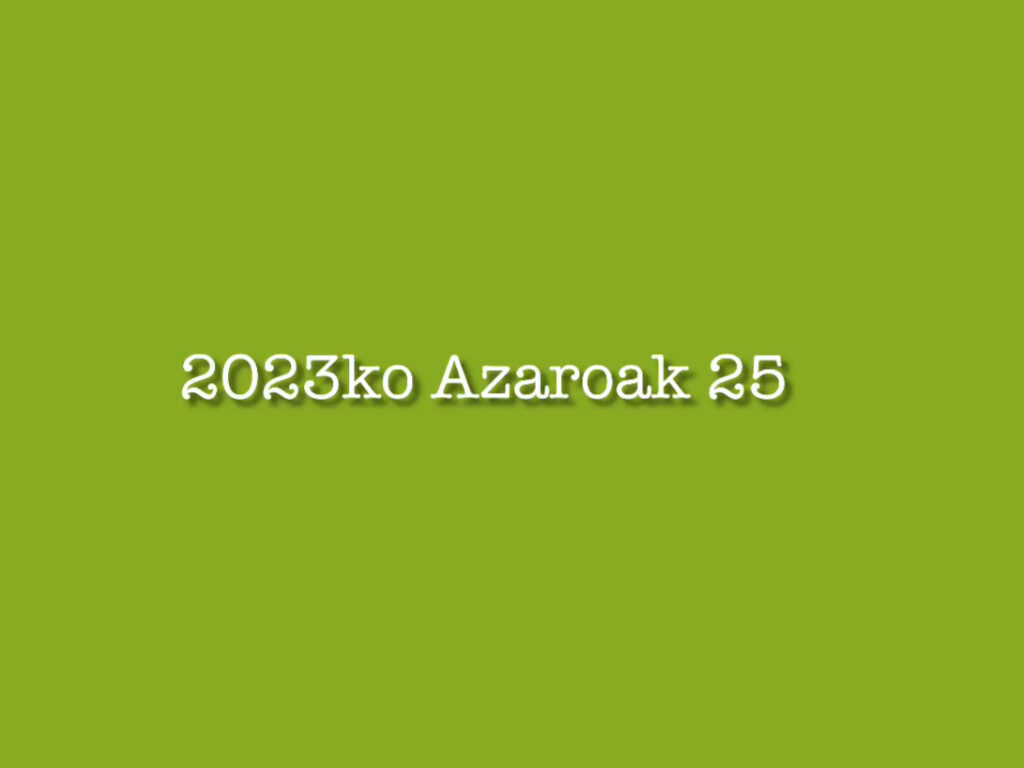EMAUS BILBAO AZAROAK 25